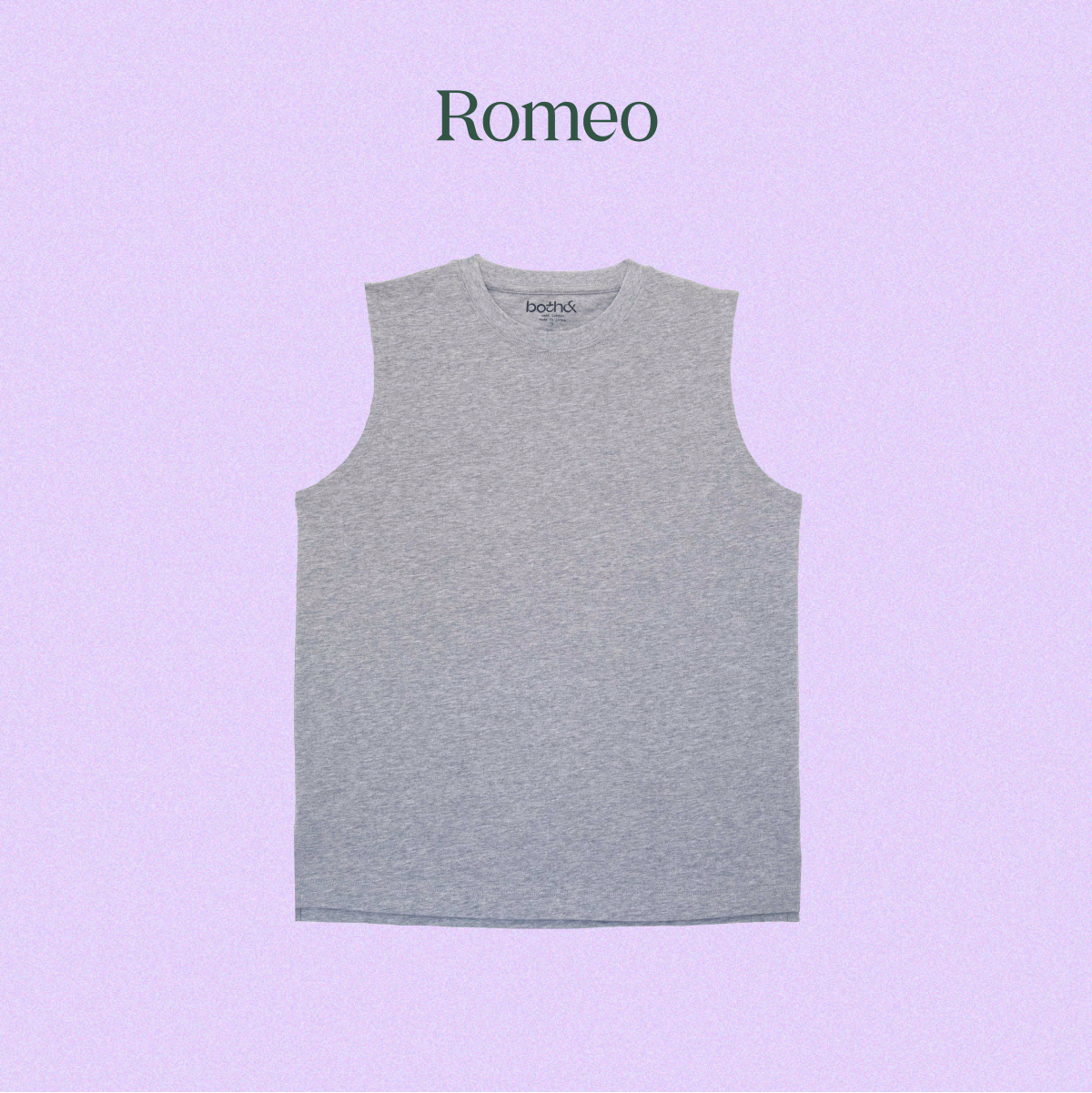 Romeo grey tank top