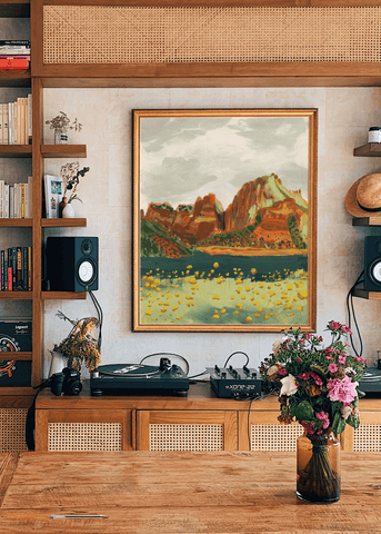 Zion Framed Art Print Living Room Home Decor