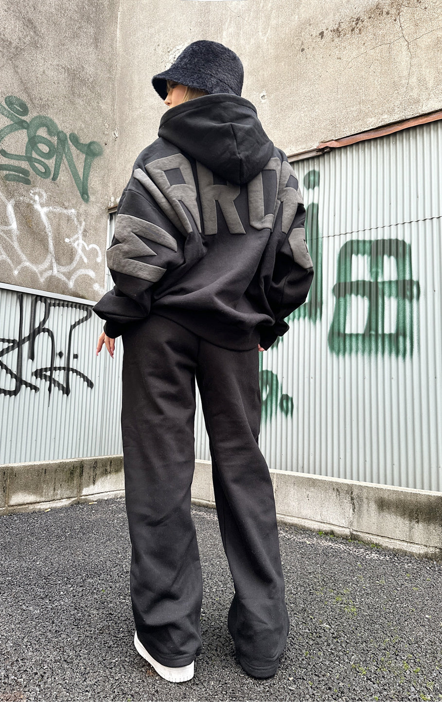 レア‼MIRROR9 ICON hoodie/GRAY×YELLOW L-