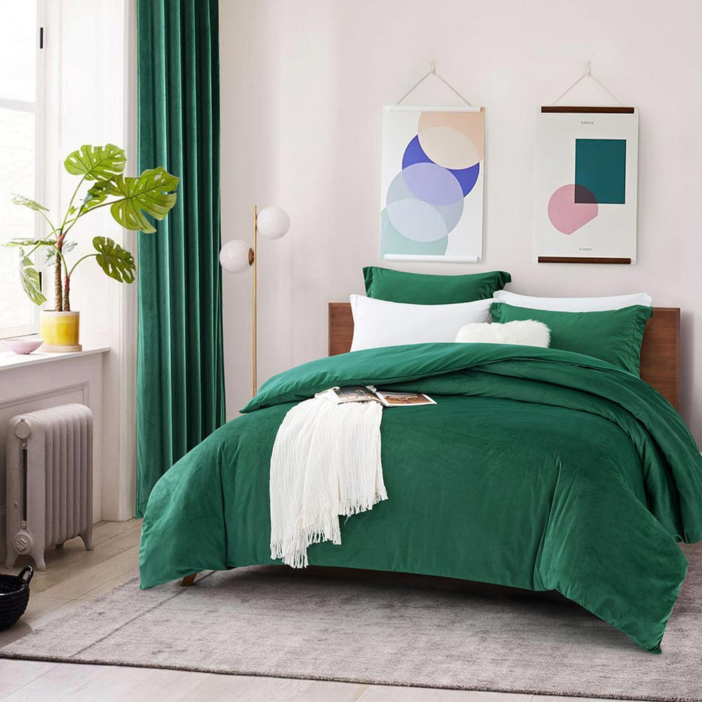 emerald duvet cover king