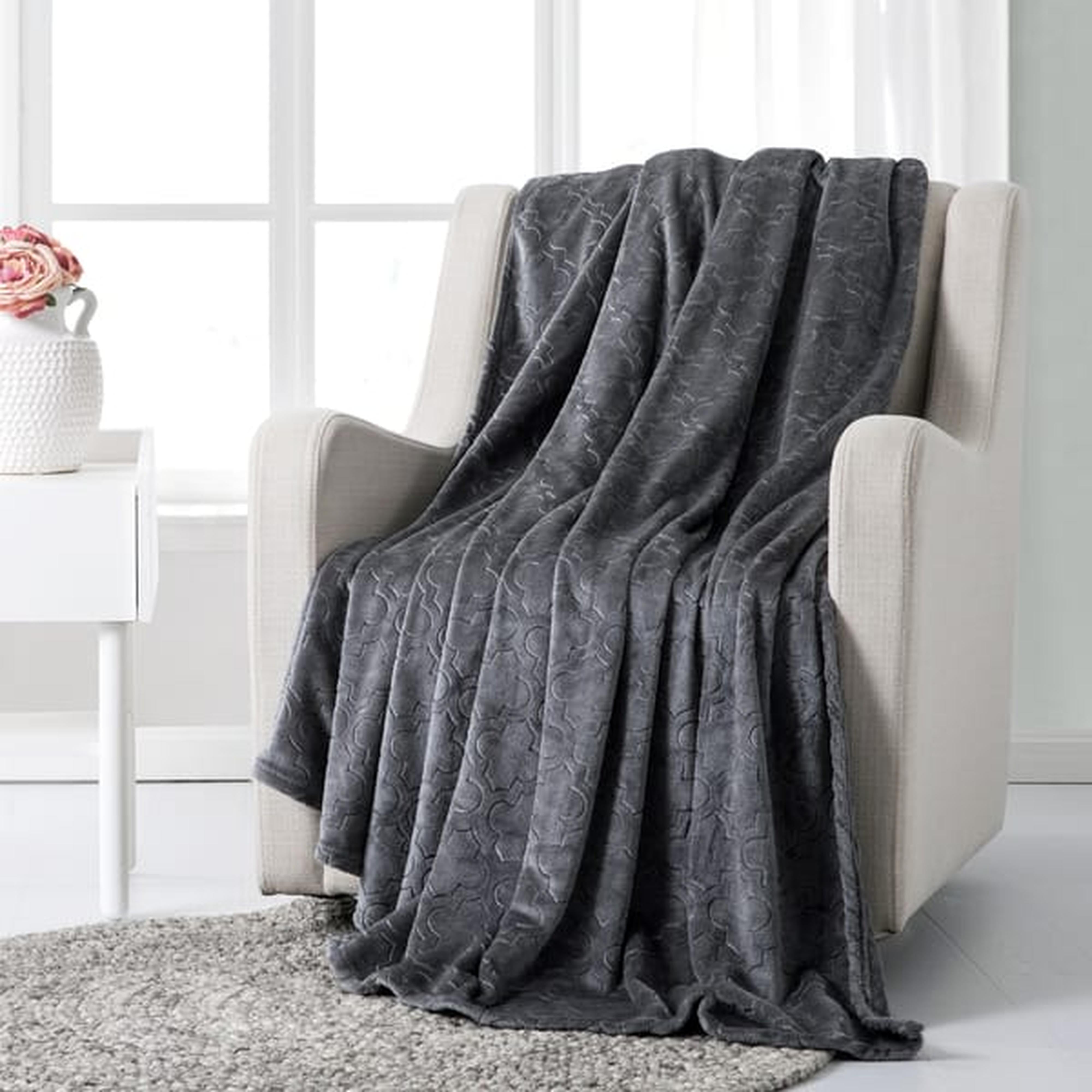 Settee Throws Grey Fluffy Blankets | Imperial Rooms