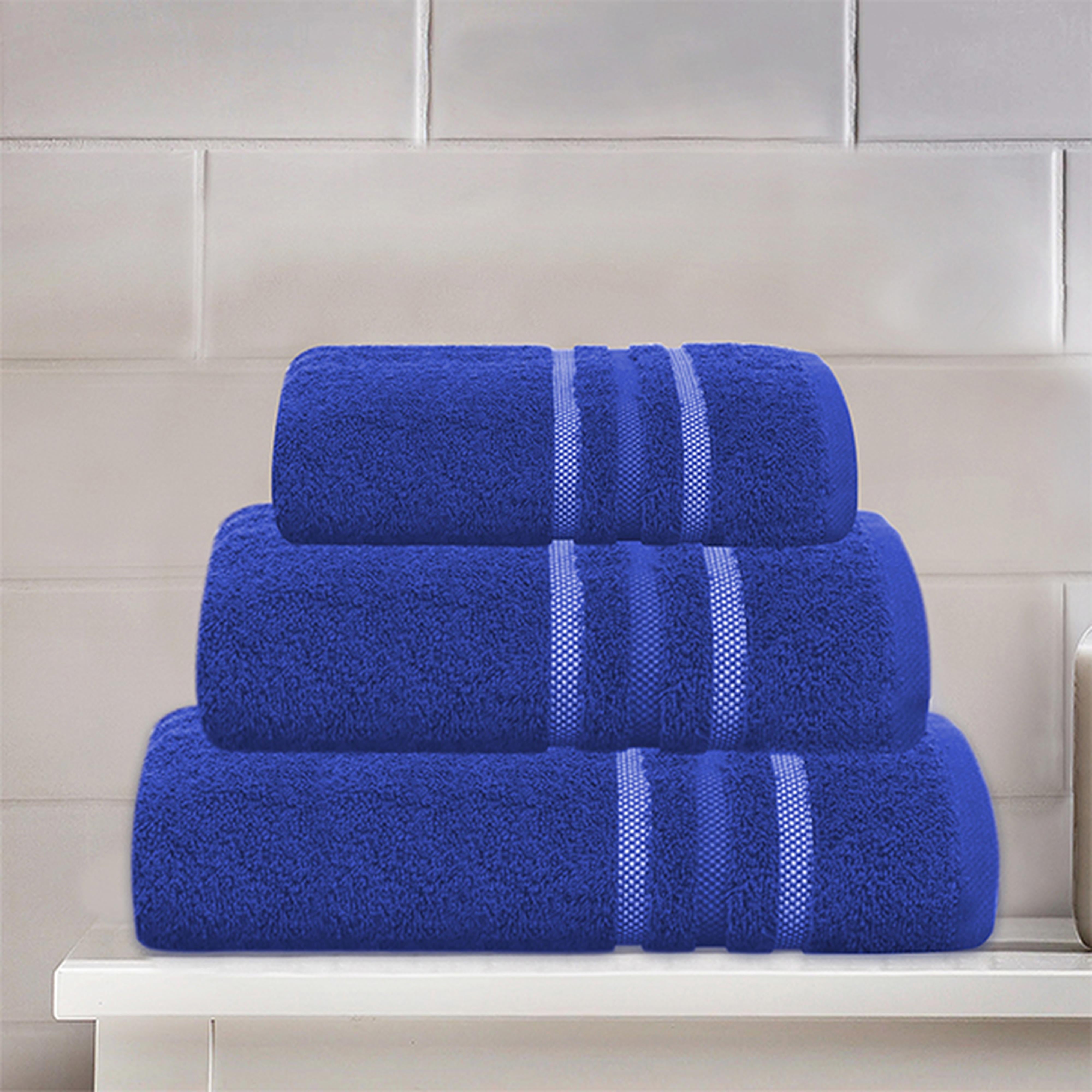 100% Cotton Beach Bath Towels Royal Blue | IR Imperial Rooms UK