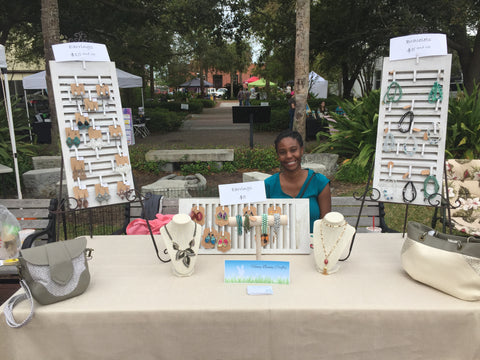 Honey Bunny's table at the Brunswick Craft Fair in 2019