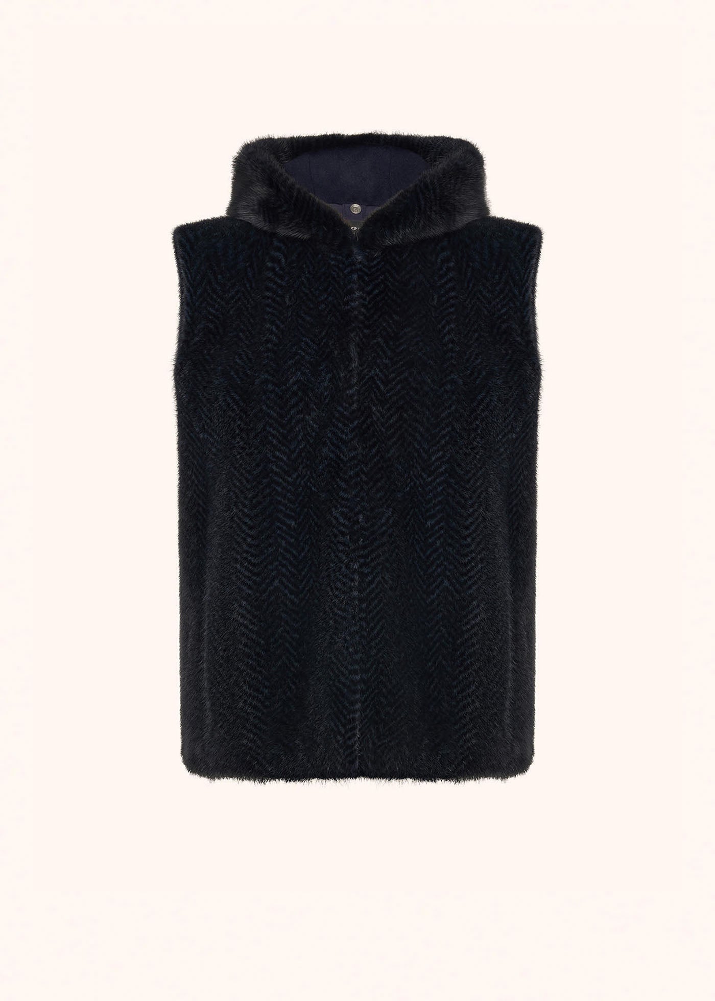 SLEEVELESS MINK JACKET - Kiton CH product image