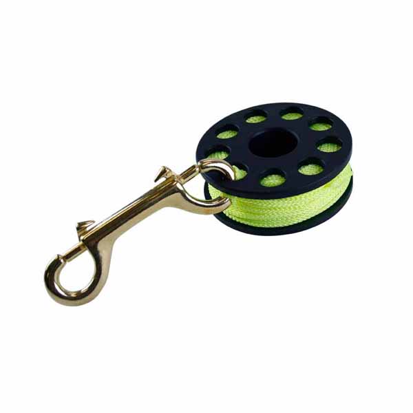 ScubaMax Nylon Dive Reel With Brass Clip