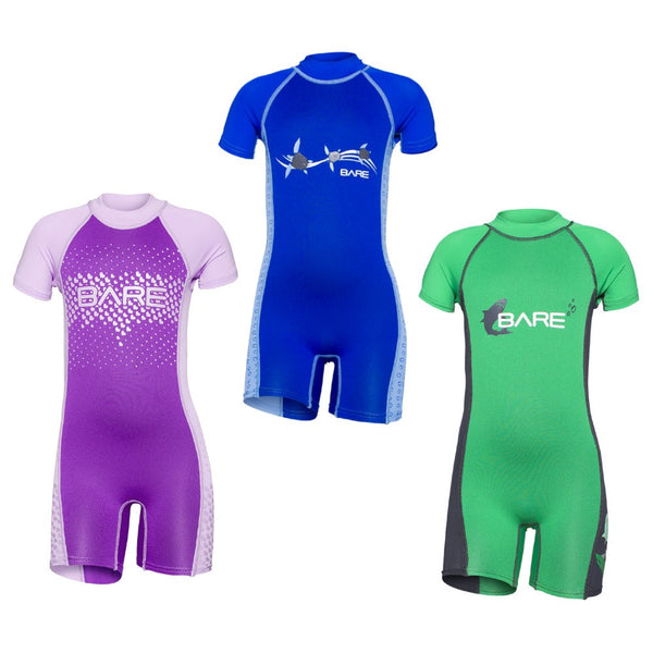 Sporti Kid's 1.5mm UPF 50+ Short Sleeve Solid Thermal Suit at
