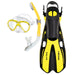 Head Adult Marlin Purge/ Marlin Dry/ Volo One Mask, Snorkel and Fin Set - DIPNDIVE