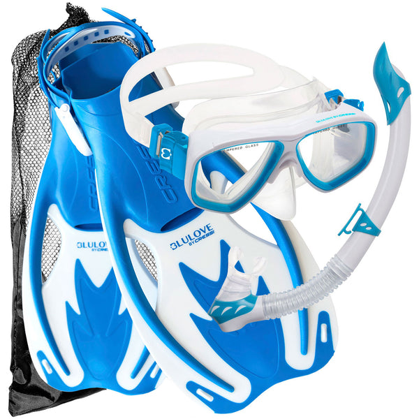 Cressi Junior Rocks Mask Fin Snorkel Set