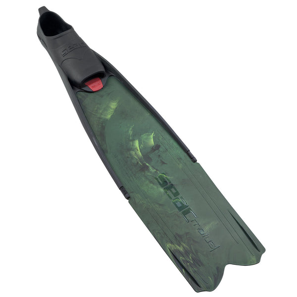 Seac Motus Camo Green Spearfishing Fins - 9.5-10