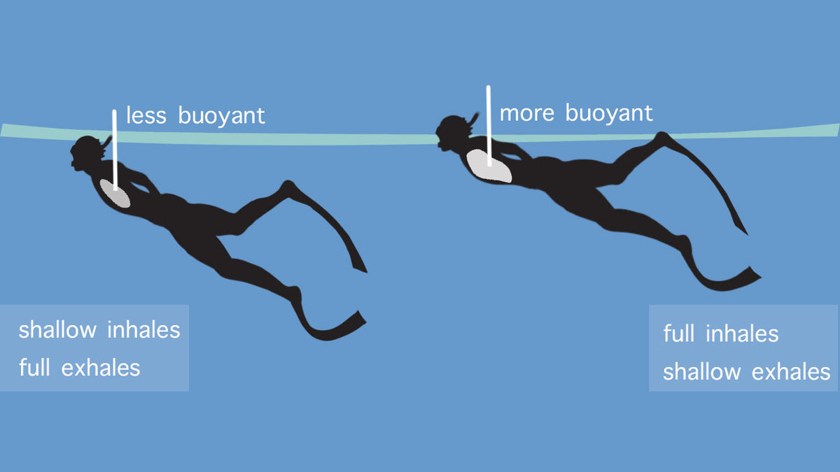 How buoyancy works graphics