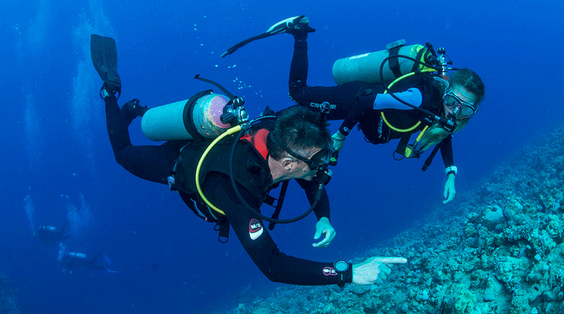 overheating while diving