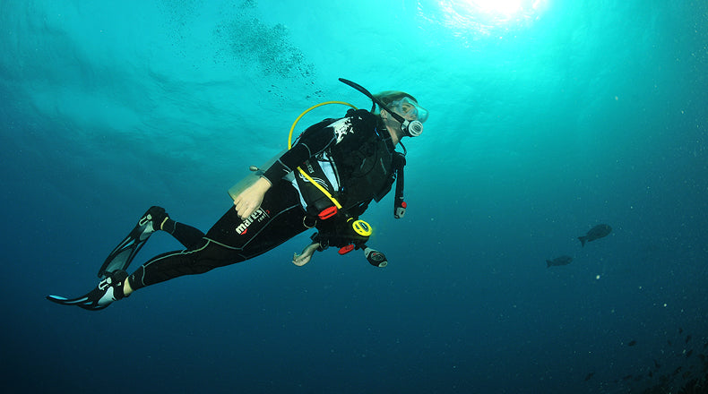 scuba wall diving