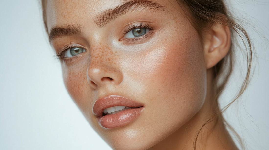 woman with glowing skin