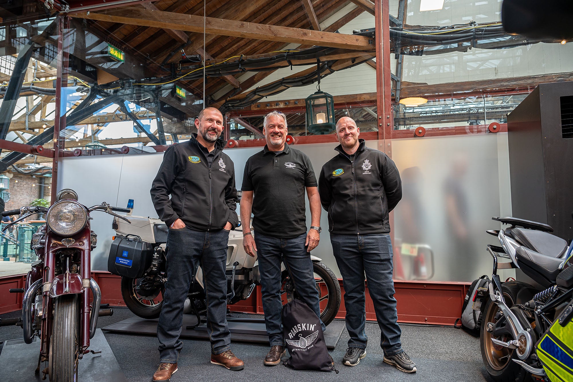 Roadskin motorcycle jeans partner with BikeSafe