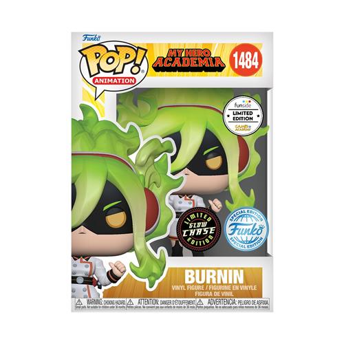 MY HERO ACADEMIA - POP FUNKO VINYL FIGURE 1484 BURNIN CHASE 9CM GA EXCL, Games  Academy