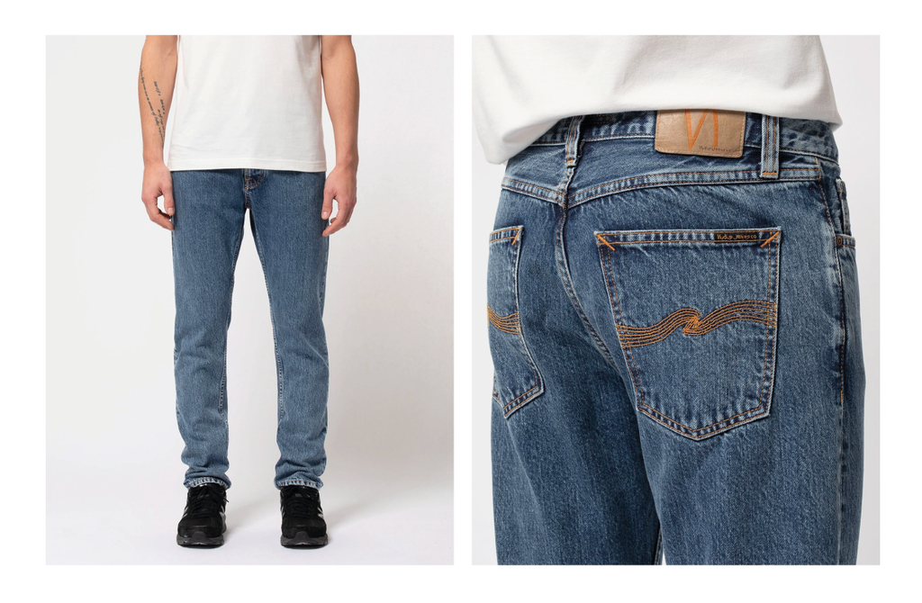 Nudie Steady Eddie II Jeans - Friendly Blue