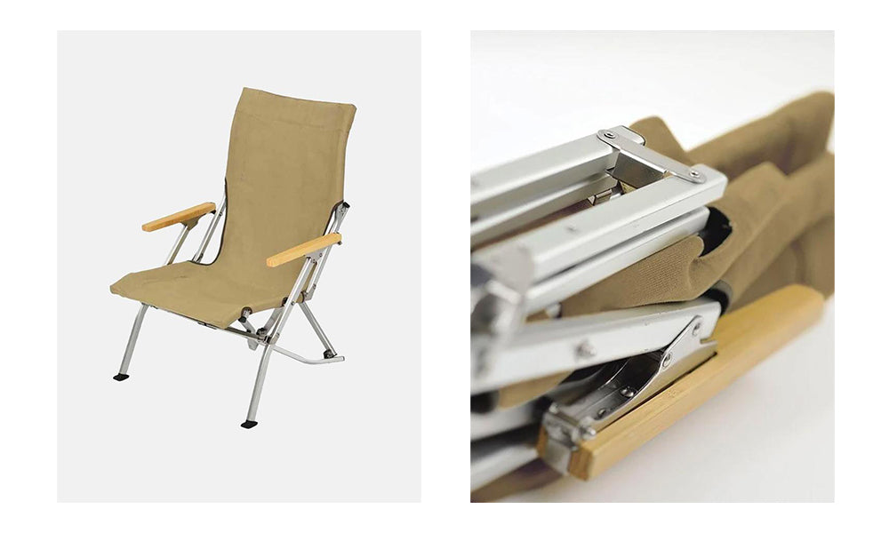 Snow Peak Low Chair (Folding) - Khaki