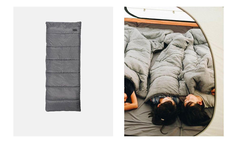 Snow Peak Entry Sleeping Bag - Grey