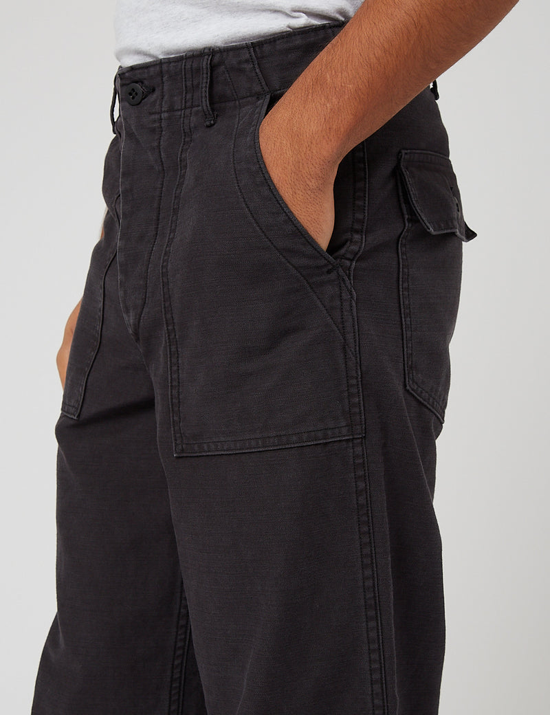 orSlow US Army Fatigue Pants - Black Stone | Article.