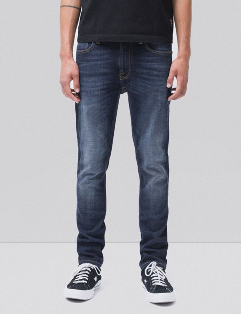 nudie jeans lean dean dark blues