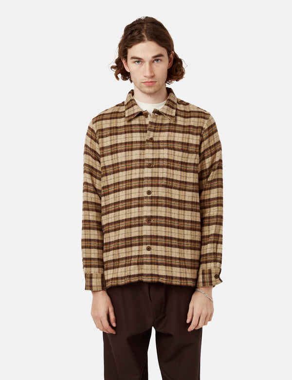 Sunflower Wool CPO Shirt - Brown I Urban Excess. – Article.