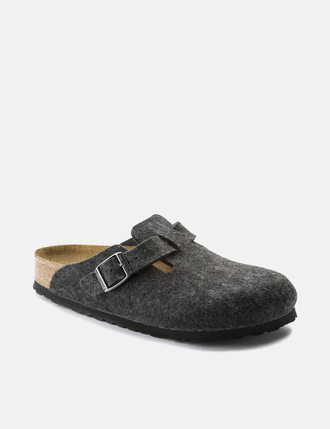 Womens Birkenstock Boston Wool Felt (Narrow) - Anthracite Grey I Article.