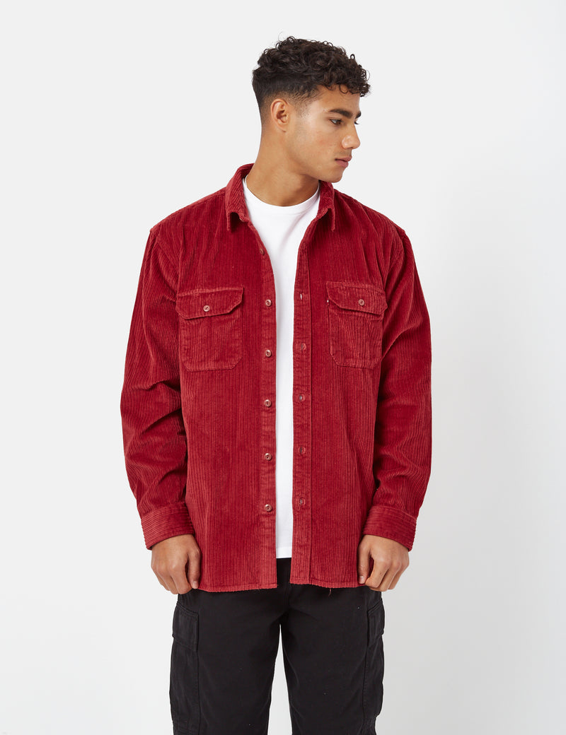 Levis Jackson Worker Shirt - Brick Red I Article.