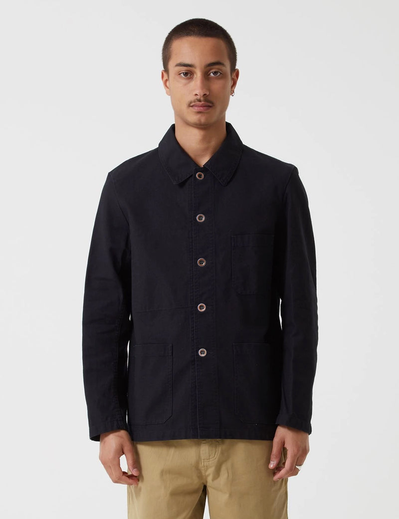 Vetra French Workwear 4 Jacket (Twill Cotton) - Black | Article.