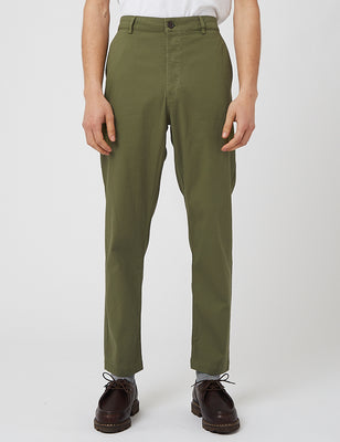 Nigel Cabourn Pleated Chino - US Green | Article.