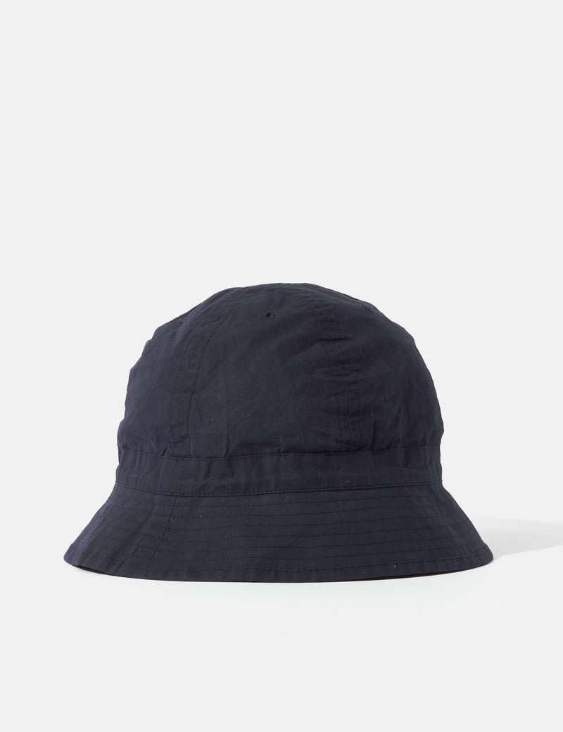 Universal Works Naval Hat (Aero Wax Cotton) - Navy Blue I Article.