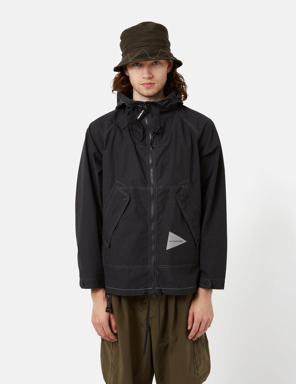 And Wander Pertex Shield Rain Jacket - Khaki Brown I Article.