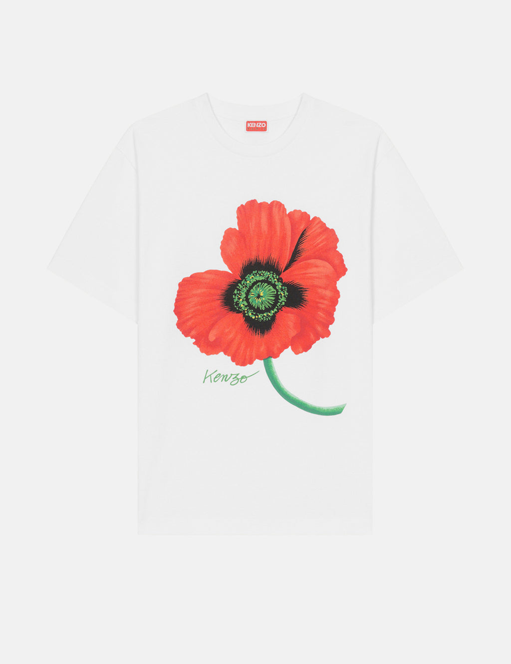 Kenzo 'Poppy' T シャツ - ホワイト