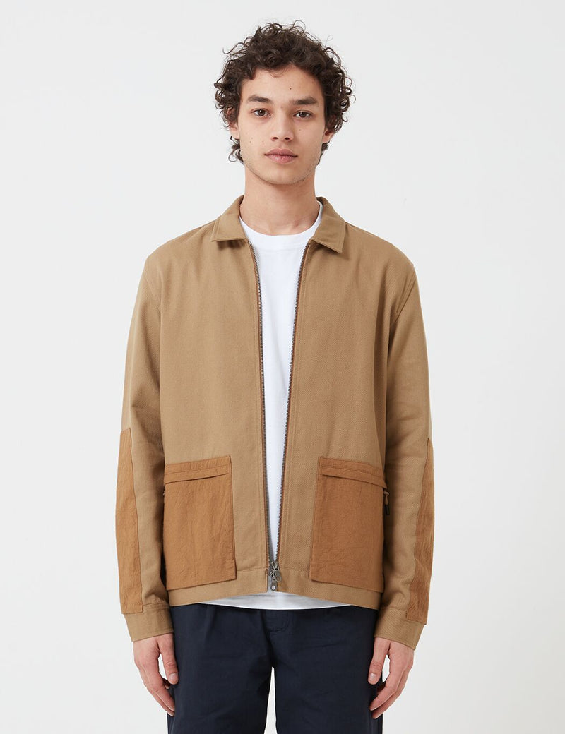 Folk Overlay Jacket - Tan | Article.