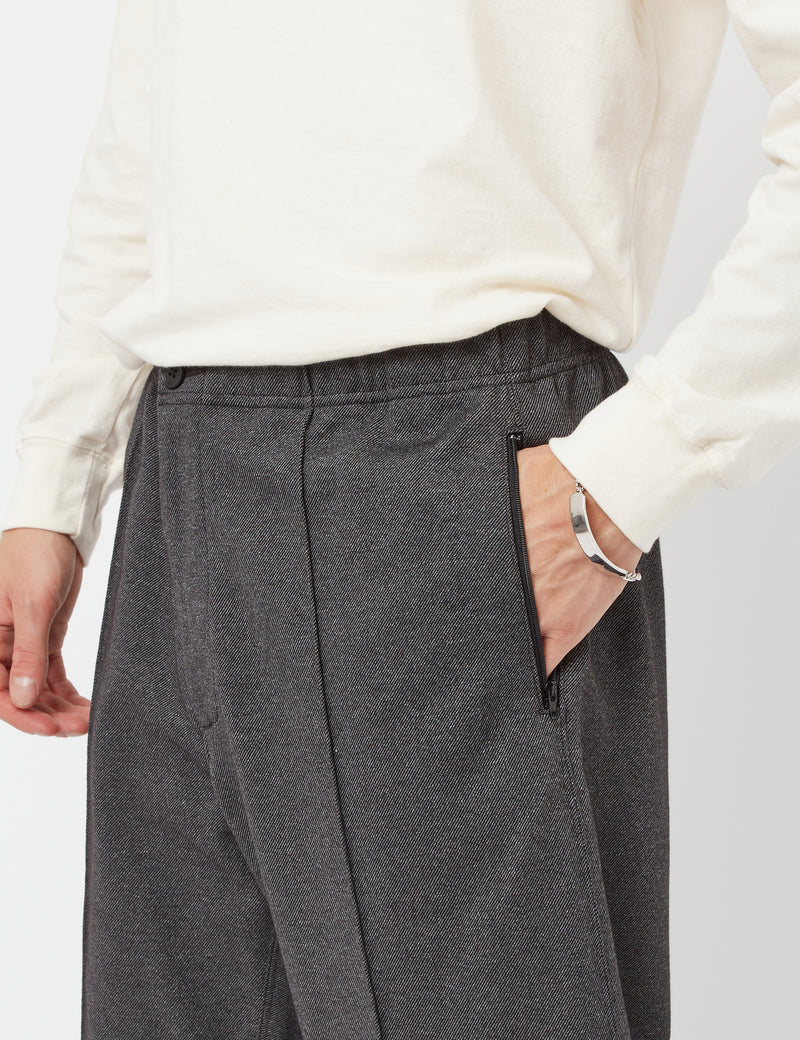 Engineered Garments Jog Jersey Twill Pant (Relaxed) - Charcoal