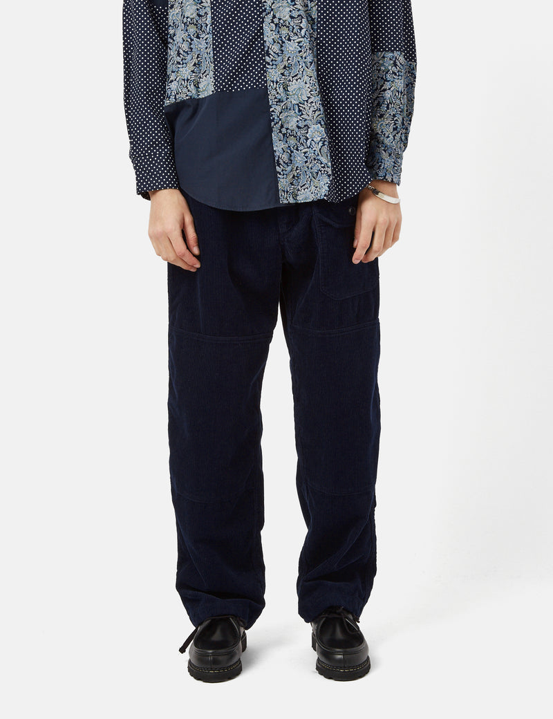 Engineered Garments Deck 8W Cord Pant (Regular) - Dark Navy Blue I