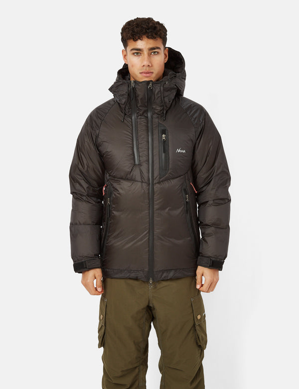 Nanga Aurora Light Stand Collar Down Jacket - Black I Article.