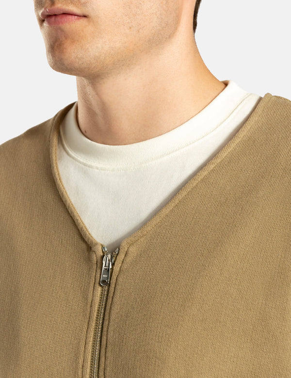 orSlow Utility Vest Beige at