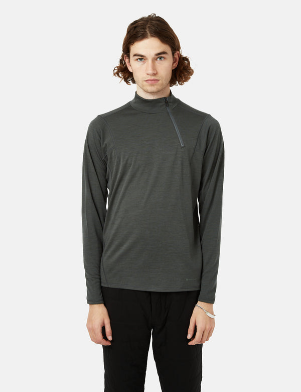 Snow Peak Pe Power Dry Long Sleeve T-Shirt - Khaki Brown I Article.