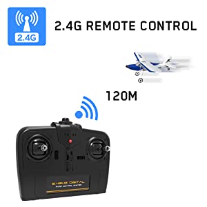 VOLANTEXRC Sport Cub 2channels Beginners RC Plane Gyro Stabilizer Easy Fly Remote Control Airplane