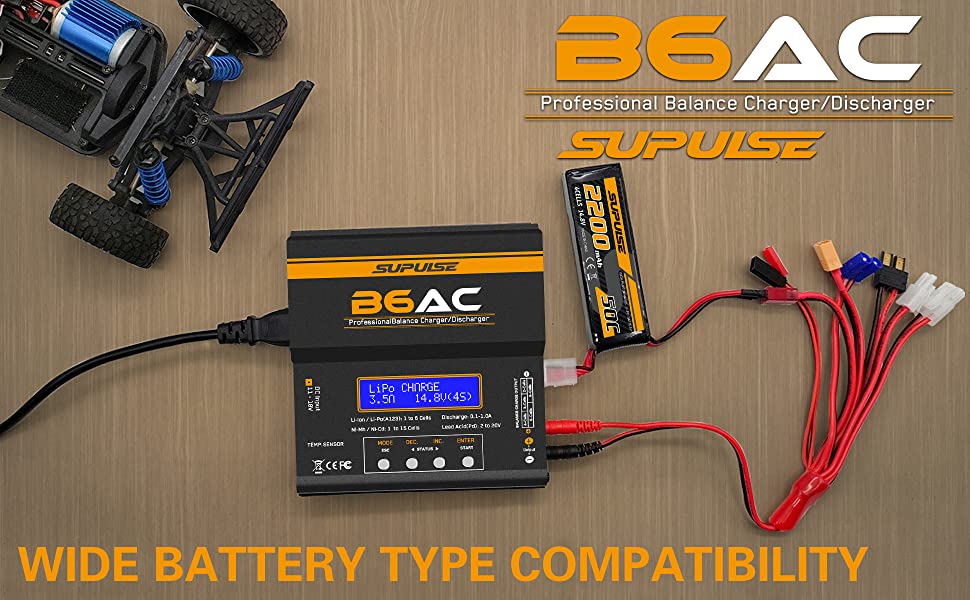 B6 AC/DC SUPULSE RC Lipo balancing Charger