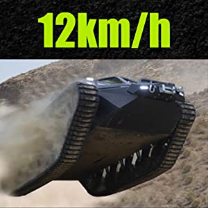 RC Tank 1:12 Scale High Speed Remote Control All Terrain Tank (Grey)