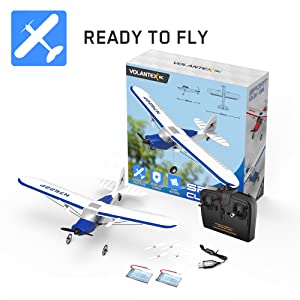 VOLANTEXRC Sport Cub 2channels Beginners RC Plane Gyro Stabilizer Easy Fly Remote Control Airplane