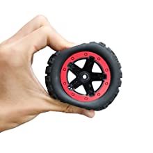 Racent 1:16 Remote Control Car 30MPH High Speed 4WD Off-Road RC Monster Truck (785-5) (Red)
