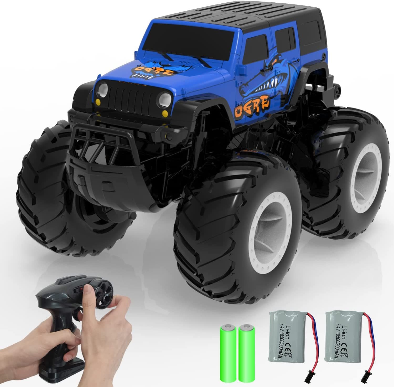 STEMTRON Amphibious Remote Control Monster Truck for Kids | EXHOBBY