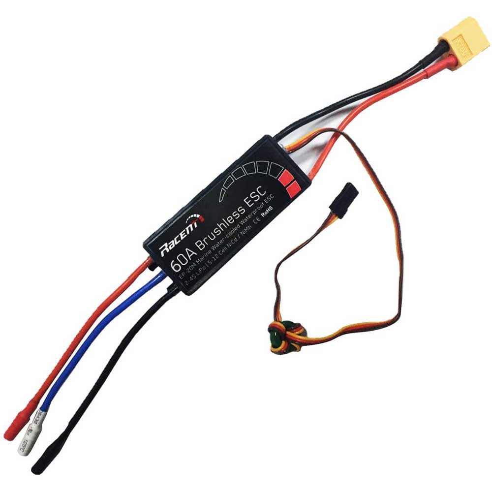 1pcs ESC-brushless-60A-XT60-Marine for RC Boat ATOMIC SR85, Vector SR80 & SR80 Pro