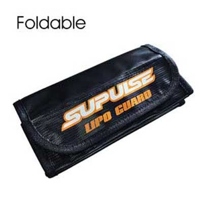 SUPULSE 2pcs Lipo Storage Bag Fireproof Explosionproof for Battery Charge and Storage