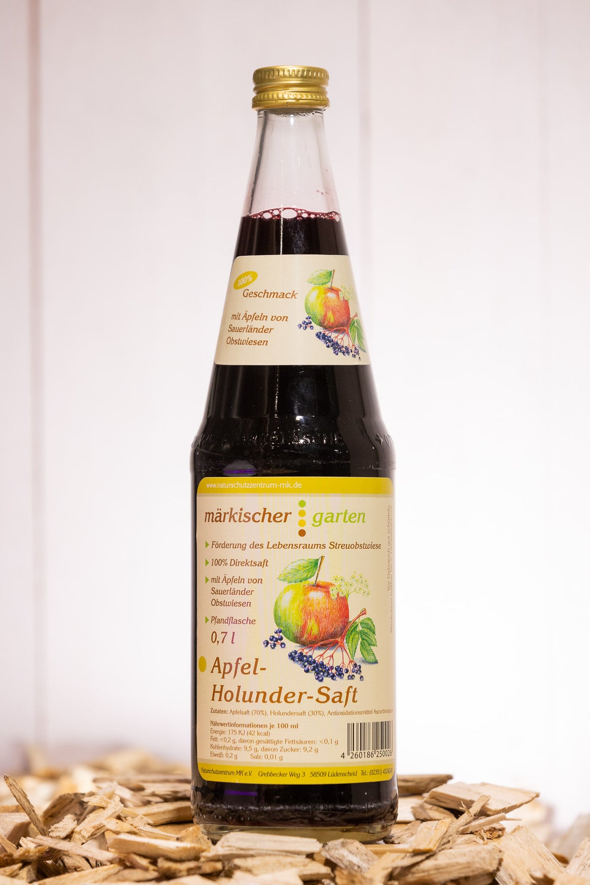 Apfel-Holunder-Saft 0,7 Liter – Spelsbergs Genussvoll