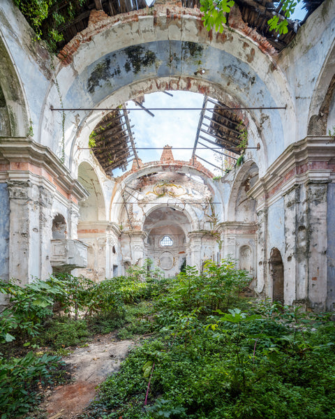 Nicola Bertelloti ruines château villa abandon photographie