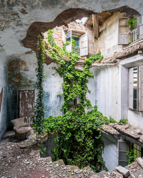 Nicola Bertelloti ruines château villa abandon photographie