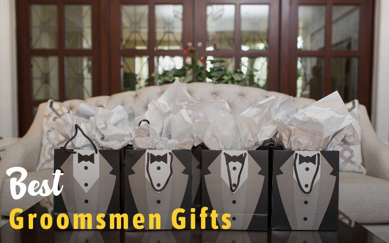 Groomsmen gifts on the table